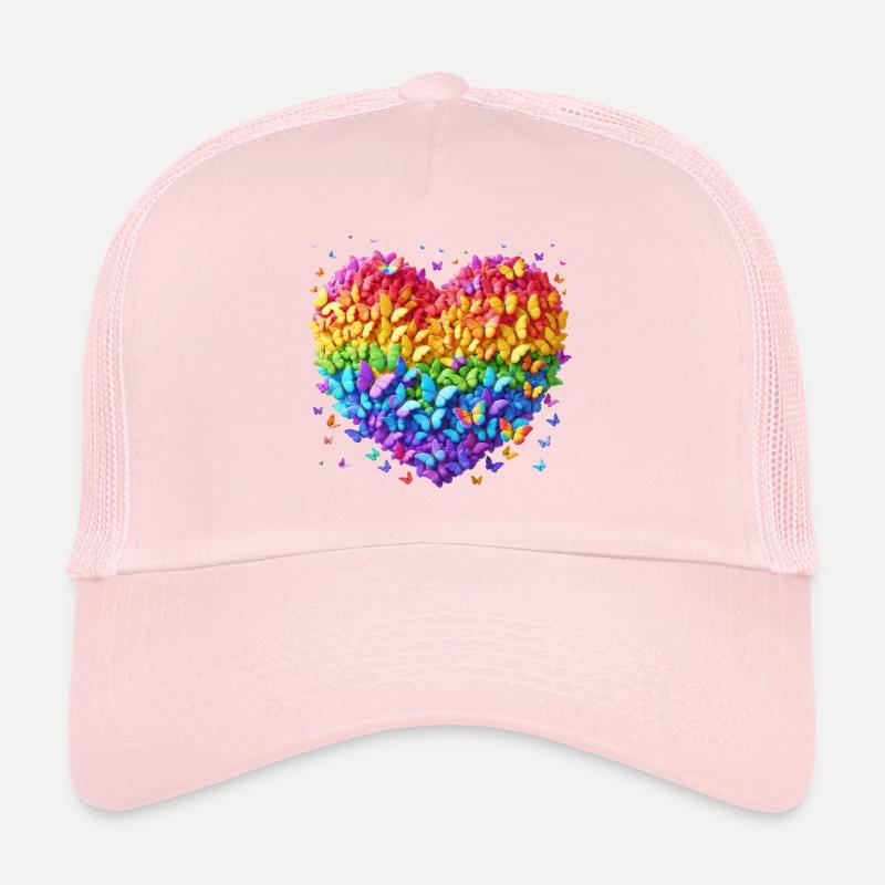 Coeur de papillon Casquette trucker 