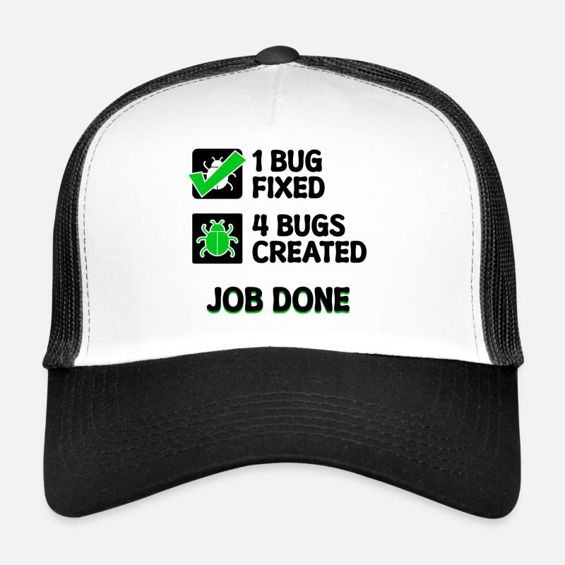 Programmierer Developer Bugfixing Bugs Skripting Trucker Cap