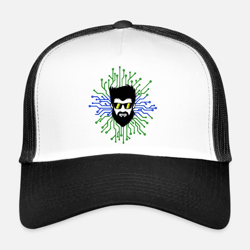 Nerd Developer Computer Code Informatik Debug Trucker Cap