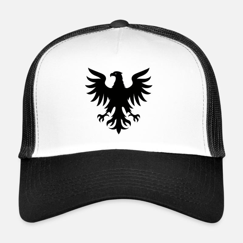 Eagle Logo - Trucker Cap - white/black