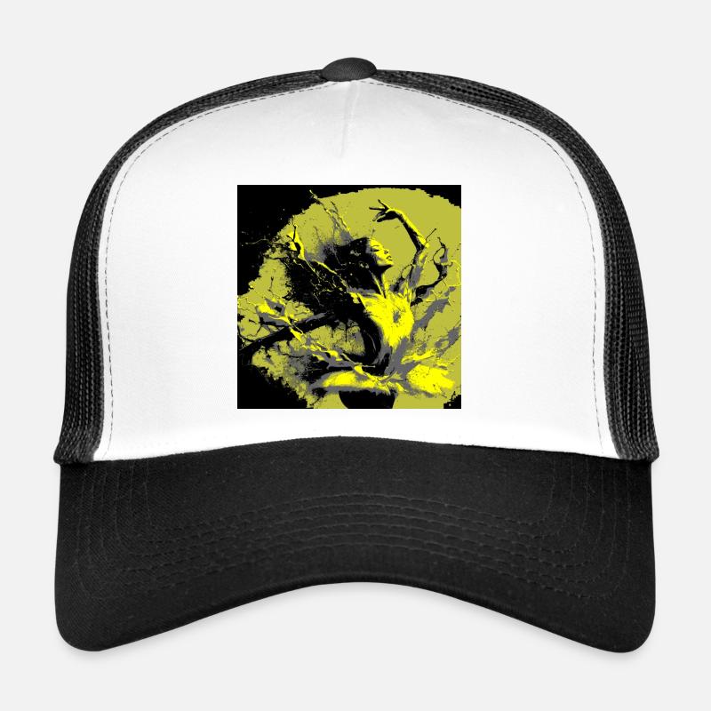 Neo-Expressionist Dance Bursting with Colors Trucker Cap