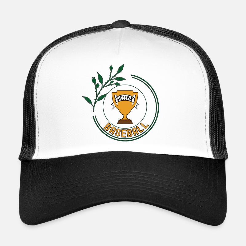 Baseball Siegerin Baseballerin Spielerin Sieg Trucker Cap