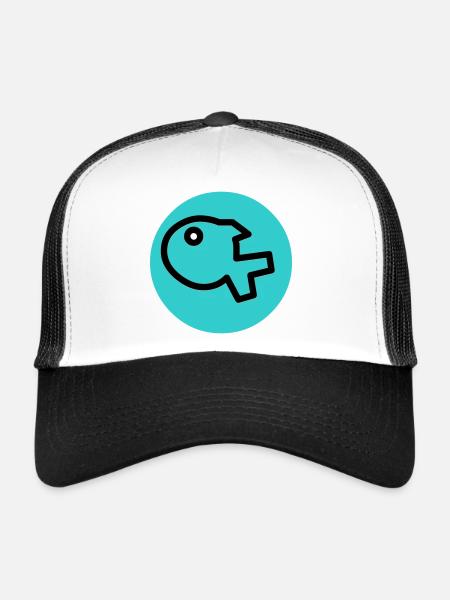 little fish - Trucker Cap - white/black