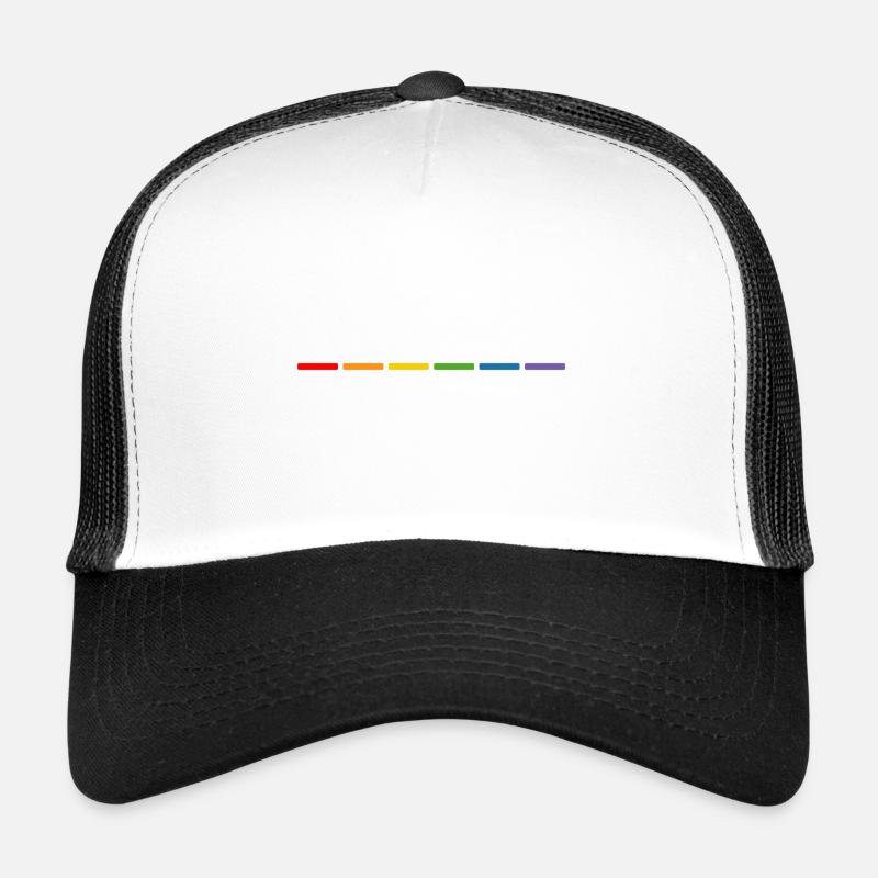LGBT CSD T Shirt Regenbogen Trucker Cap
