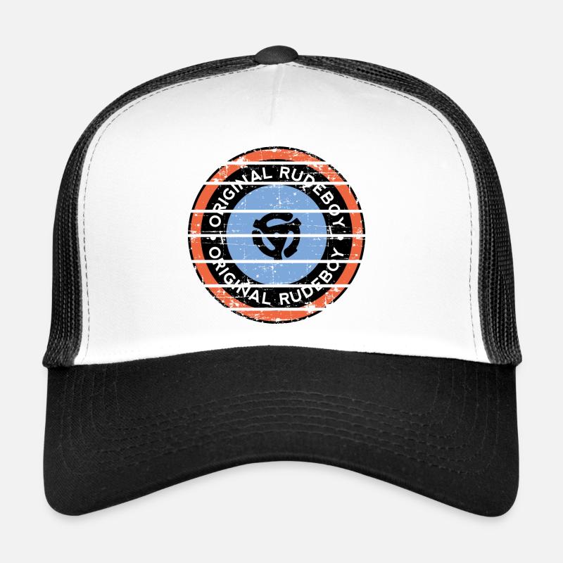 Original Rudeboy - Casquette trucker  - blanc/noir