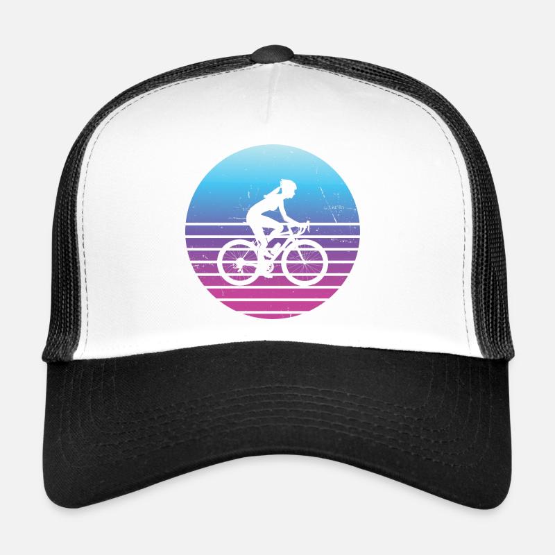 Bicycle Cyclist Cycling Men Trucker Cap