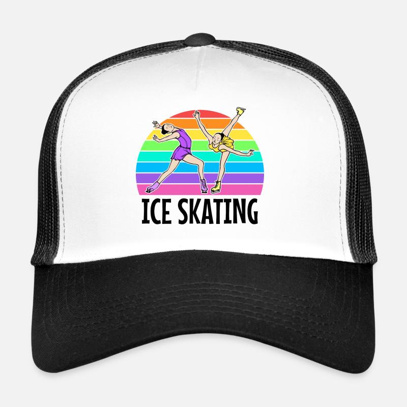 Wintersport Eislaufen Winterurlaub Eis Schnee Kalt Trucker Cap