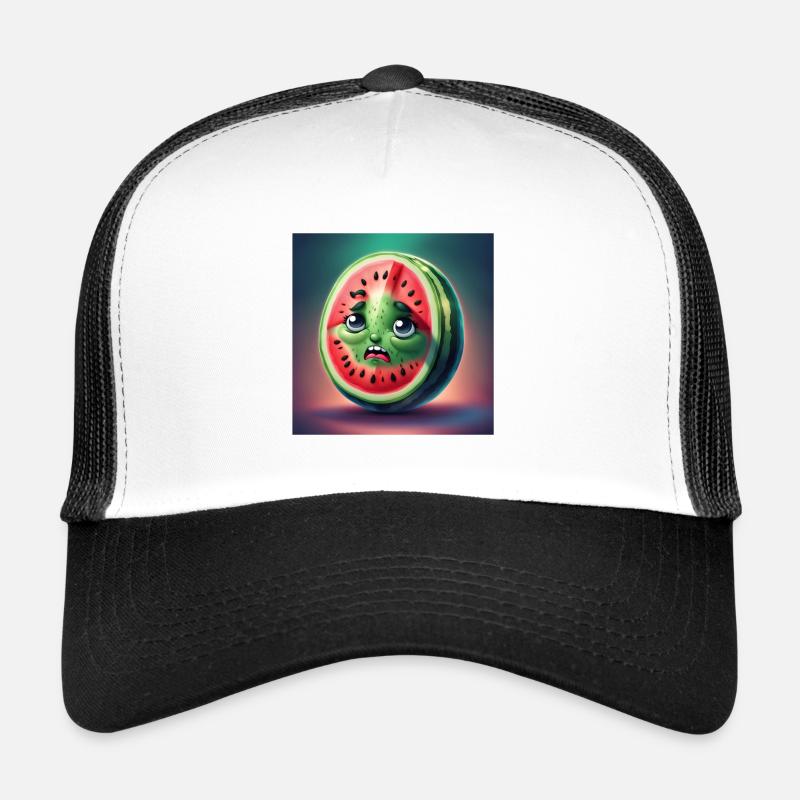 pastèque, fruit, Palestine Casquette trucker 