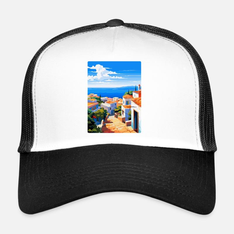 Costa de la Luz Spanien Vintage Reiseplakat WPA Trucker Cap