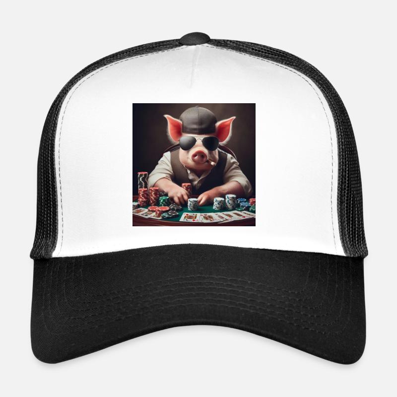 Poker Pig Trucker Cap