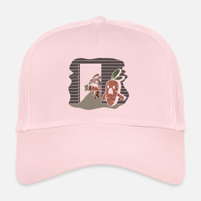 lapin tueur en série de carottes Casquette trucker 