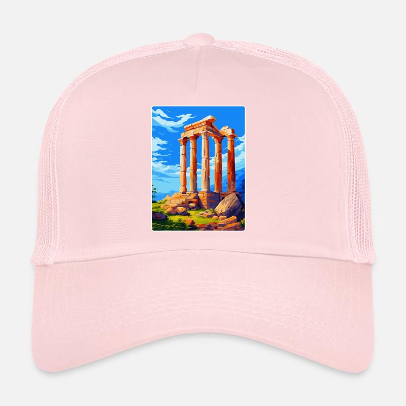 Samothrace Grèce Affiche de voyage vintage souvenir Casquette trucker 