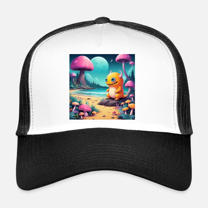 Kleines Monster am Märchenstrand Trucker Cap