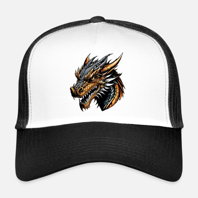 Portrait d'un dragon Casquette trucker 