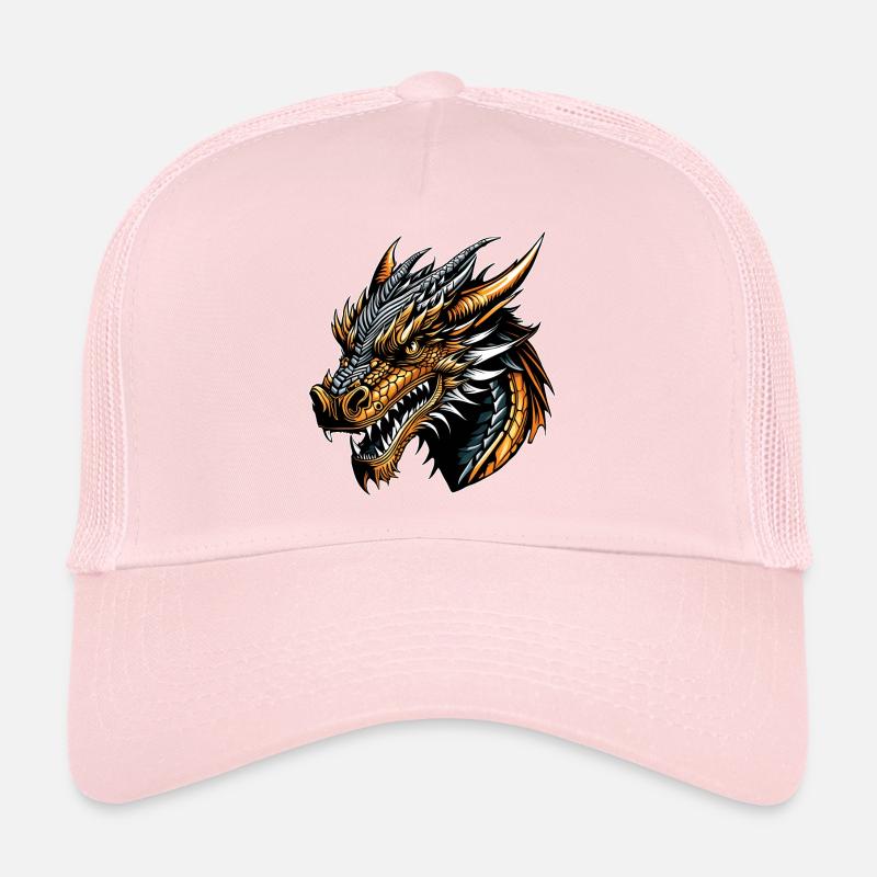 Porträt eines Drachen Trucker Cap