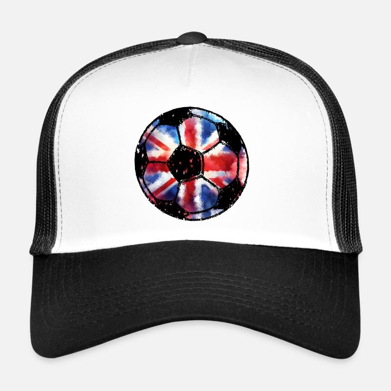Soccer England - Red White Blue - Union Jack Trucker Cap