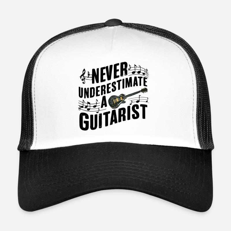 Ne sous-estimez jamais un guitariste Guitariste Casquette trucker 