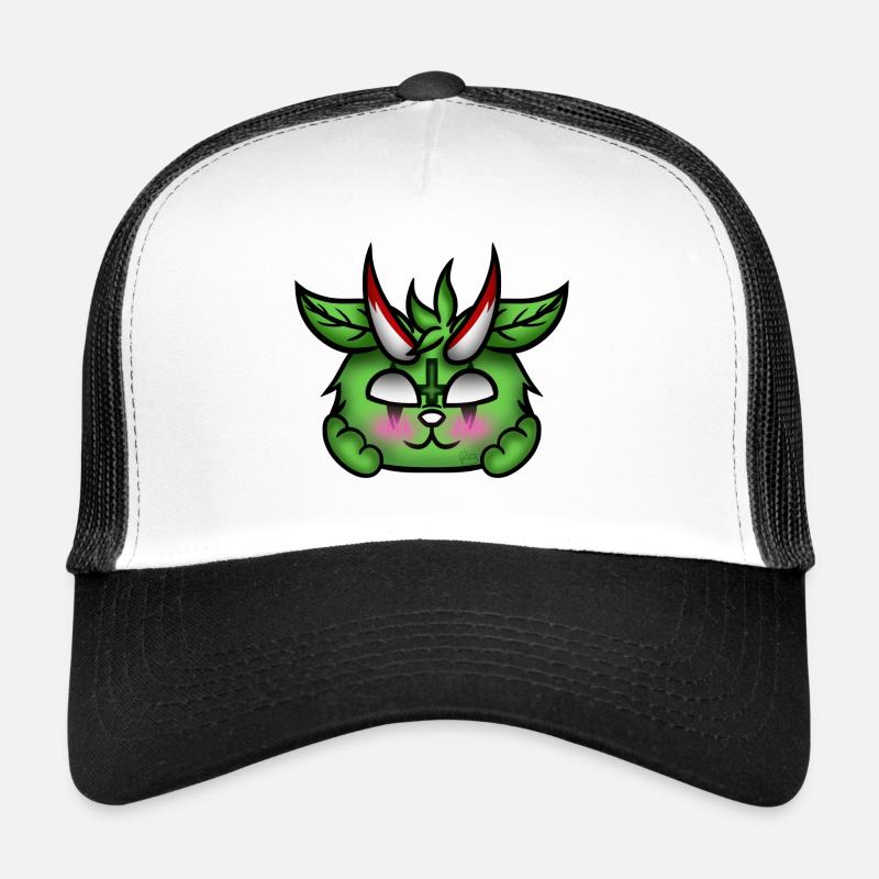 Errötender Dämon! - Trucker Cap - Weiß/Schwarz