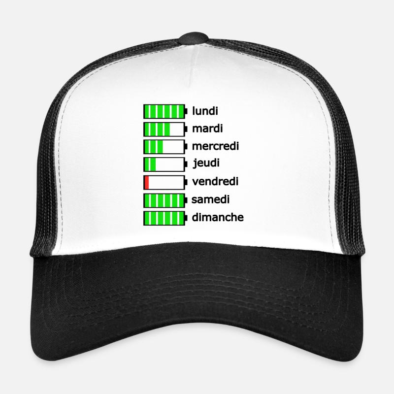 Les jours de la semaine Casquette trucker 