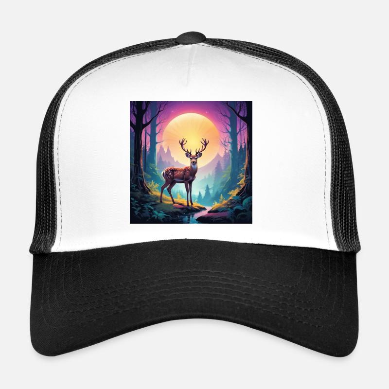 Deer in the forest Trucker Cap