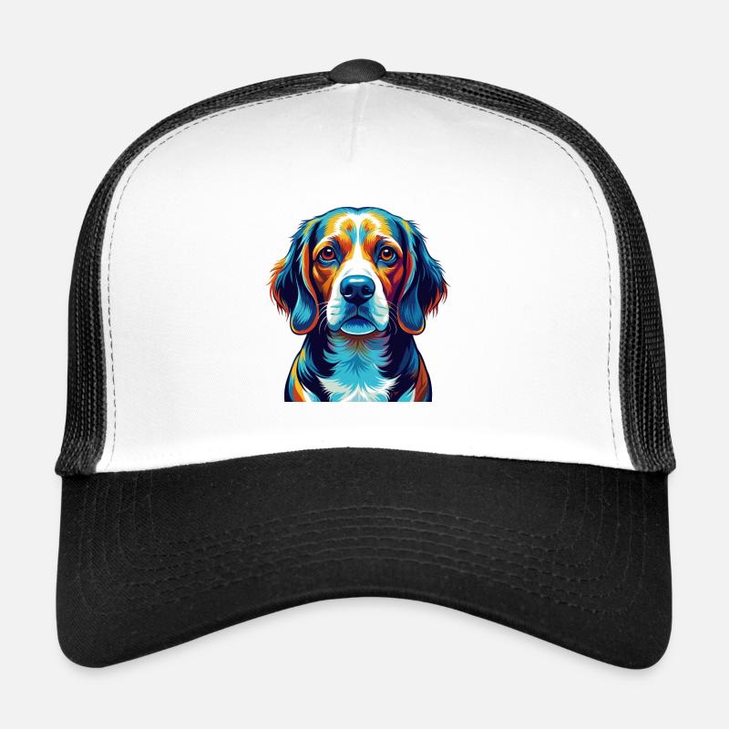 Beagle Harrier Hunderasse Bunte Karikatur Kawaii Trucker Cap