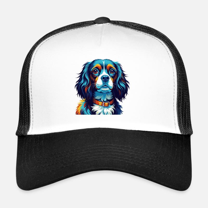 Kavalier Hunderasse Bunte Karikatur Kawaii Trucker Cap