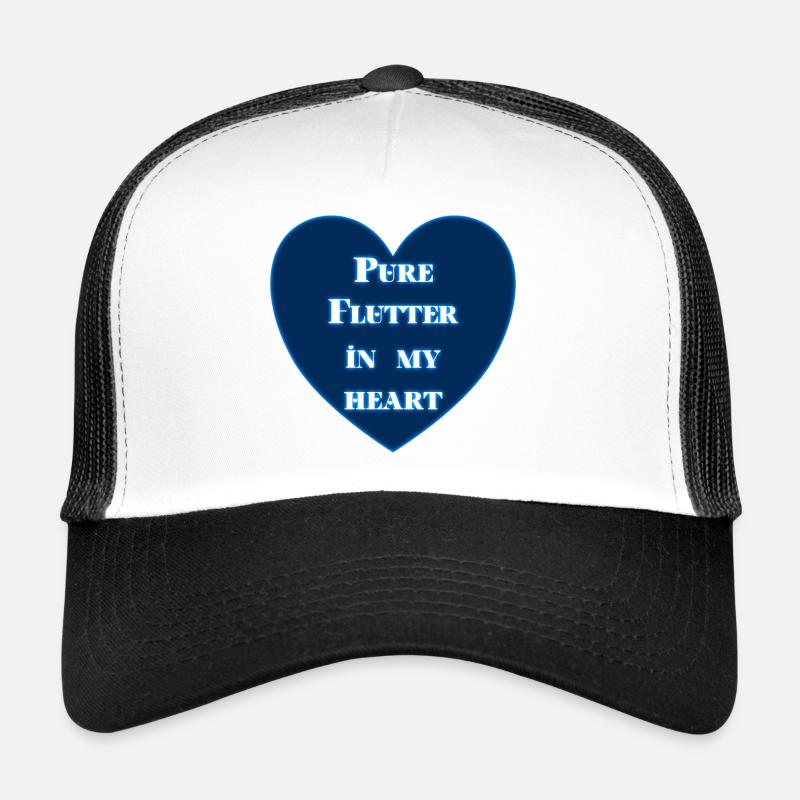 Pure Flutter In My Heart Trucker Cap