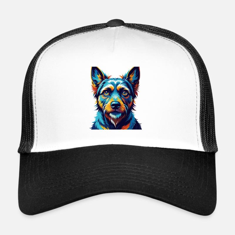 Deutscher Jagdterrier Hunderasse Karikatur Kawaii Trucker Cap
