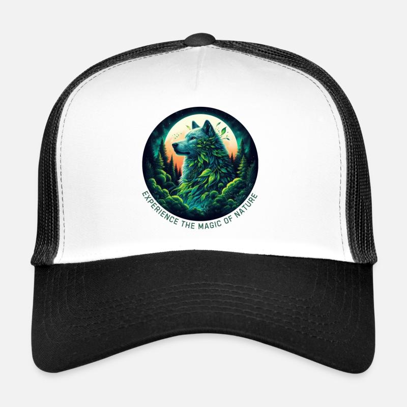 Wolf im Wald Trucker Cap