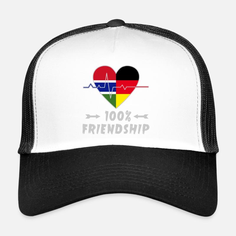 Gambia and Germany 100% friendship Trucker Cap