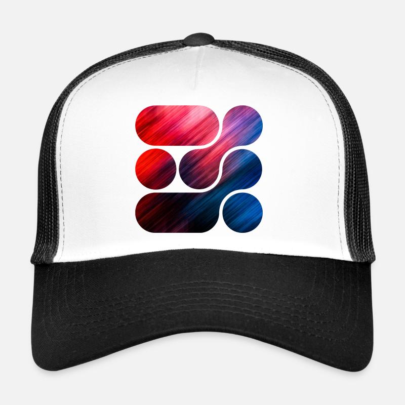OCHOOO - Rot und Blau Trucker Cap