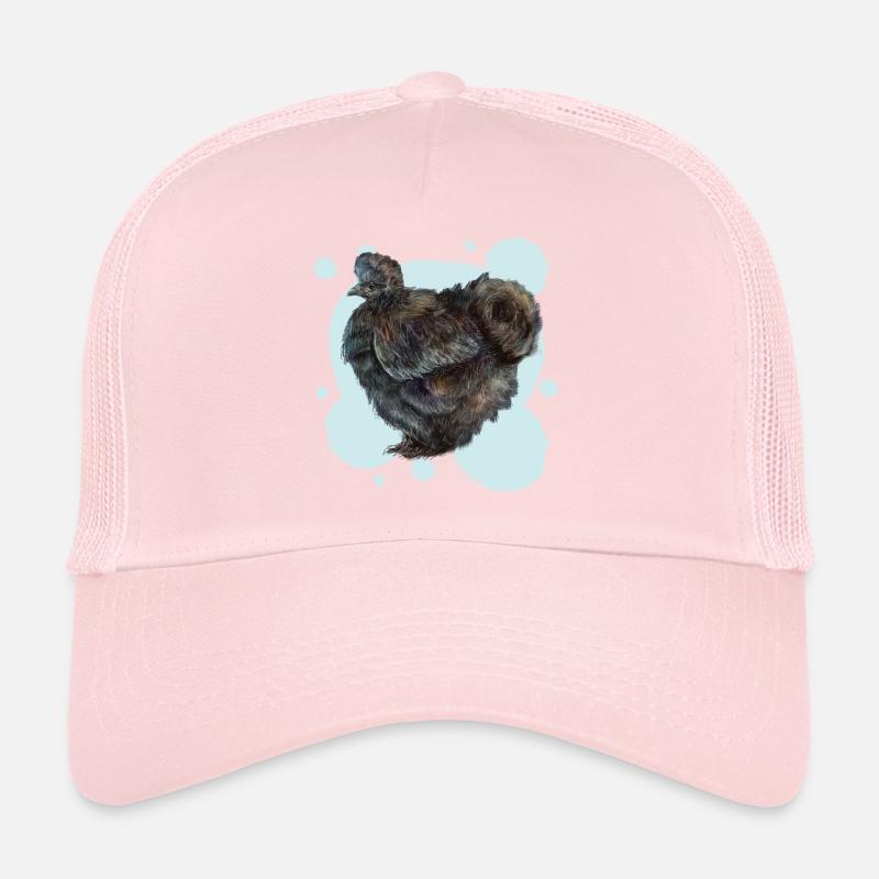 Le poulet noir soyeux Casquette trucker