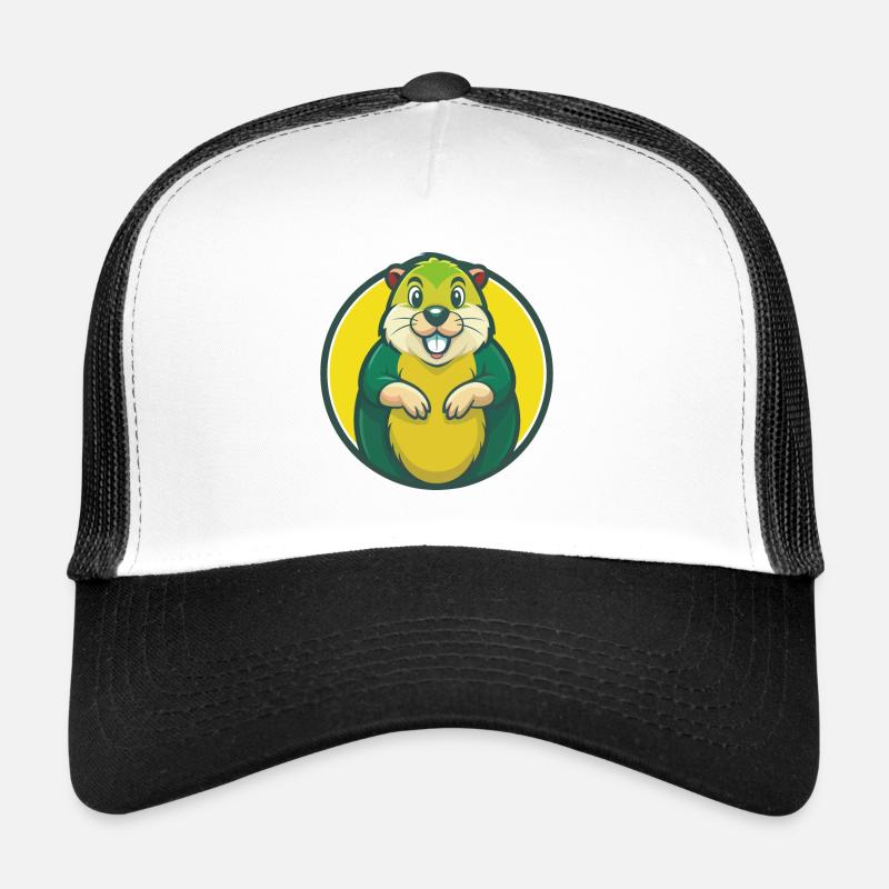 Gopher mignon Kawaii dessin animé Clipart Animal de compagnie Casquette trucker 
