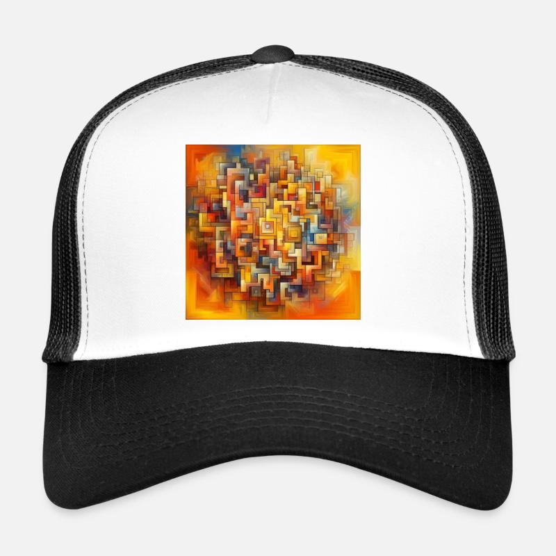Carrés 2 Casquette trucker 
