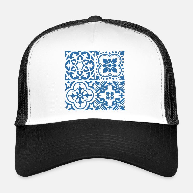Portuguese blue tiles 2 Trucker Cap