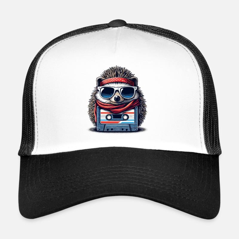 Hérisson Cassette Compacte Cassette Cassette Cadeau Casquette trucker 