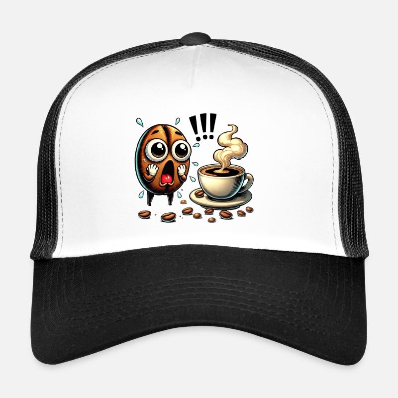 Design de café amusant Casquette trucker 