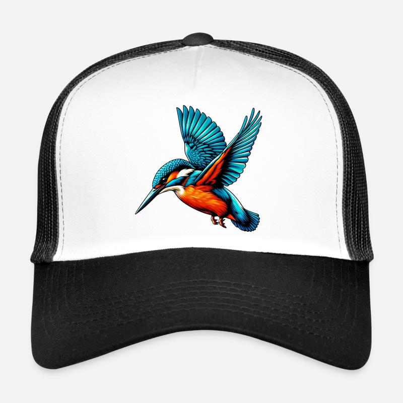Eisvogel - Trucker Cap - Weiß/Schwarz