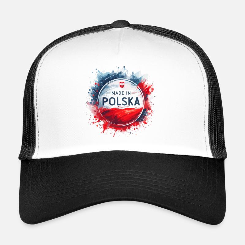 Made in Polska Polen polnisch rot weiß Geschenk Trucker Cap