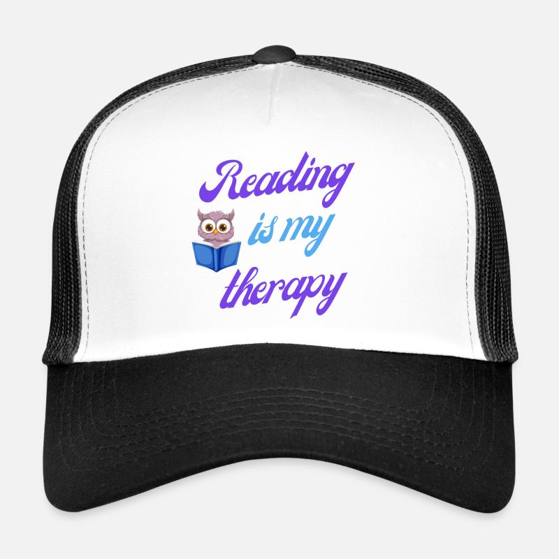 Cadeau lecture thérapie Casquette trucker 