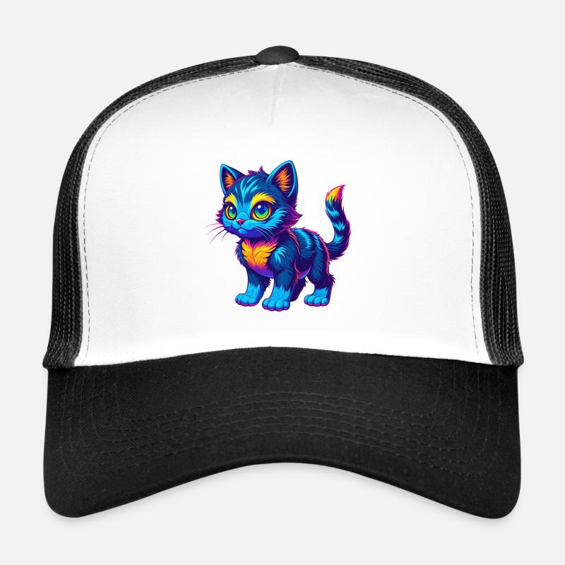 Pixie Bob Chat Race Dessin animé Kawaii Animal Pet Casquette trucker 