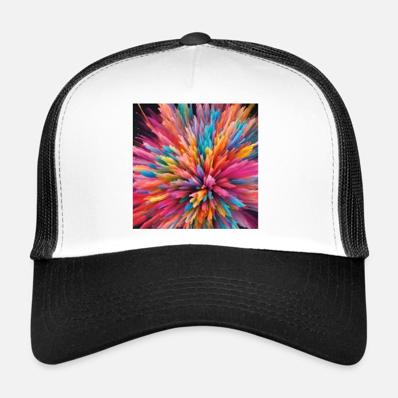 Explosion de couleurs Casquette trucker 