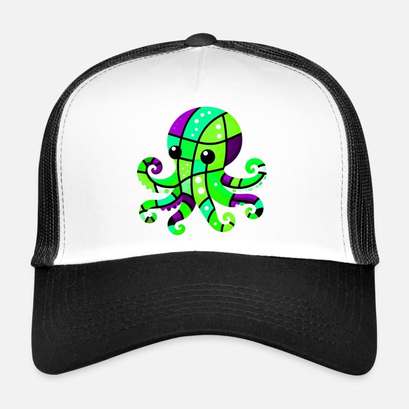 Pieuvre Casquette trucker 