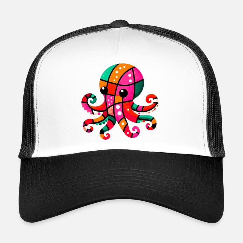 Pieuvre Casquette trucker 