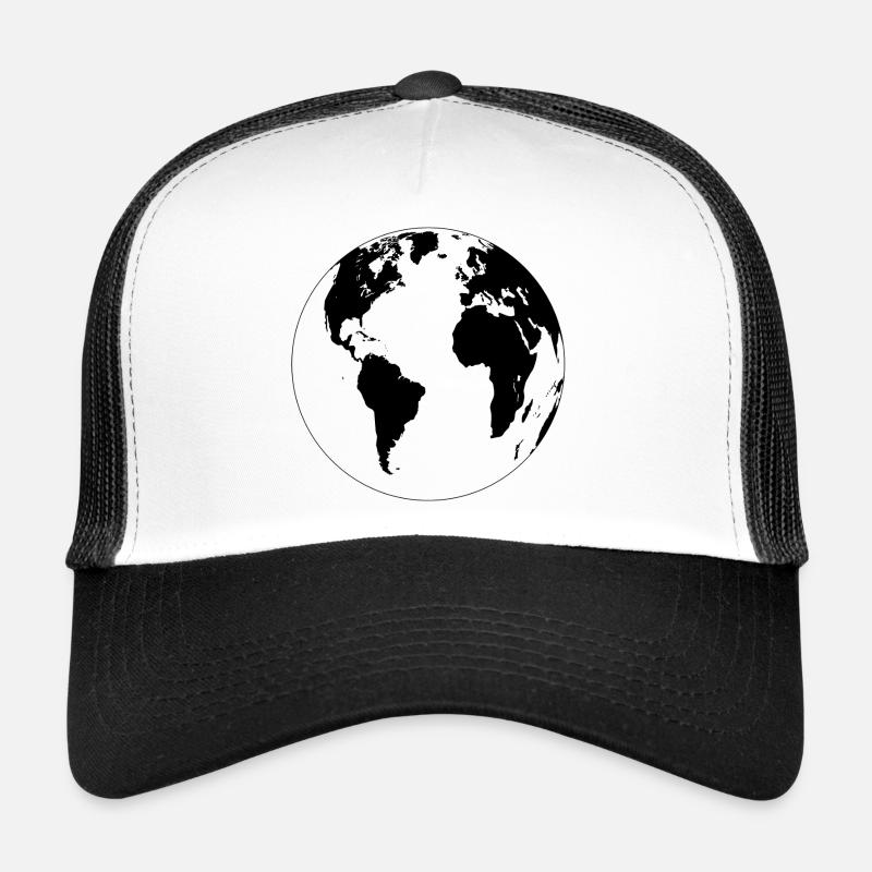 One World 2 - Trucker Cap - Weiß/Schwarz
