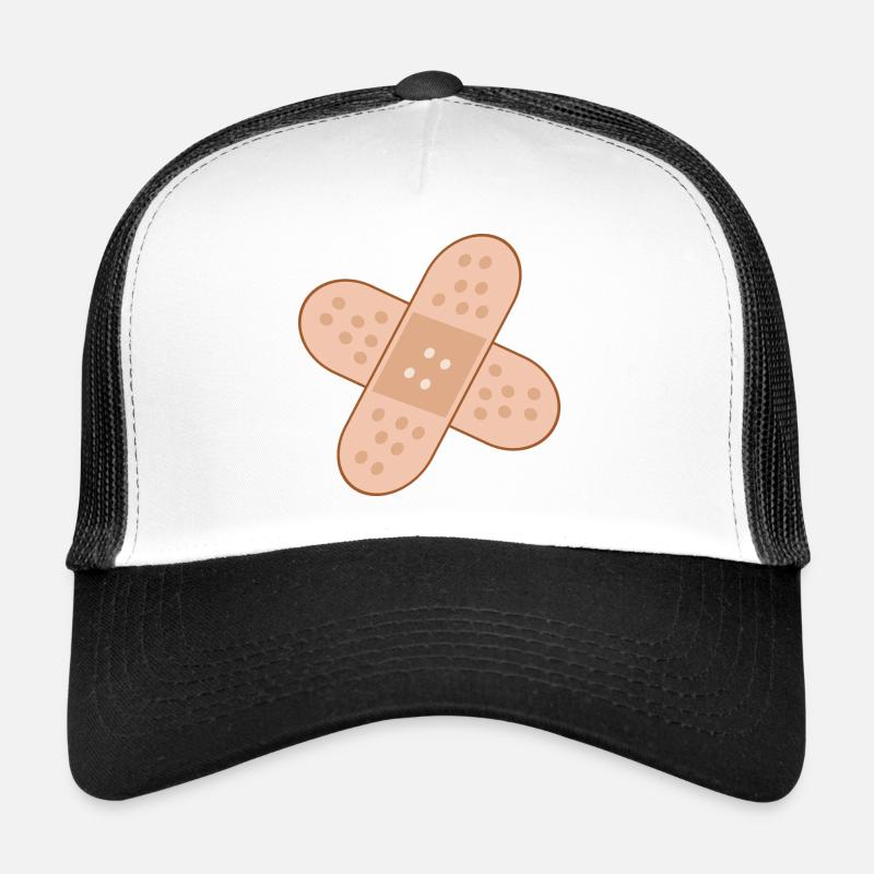 PFLASTER VERBAND - GUTE BESSERUNG - Trucker Cap - Weiß/Schwarz
