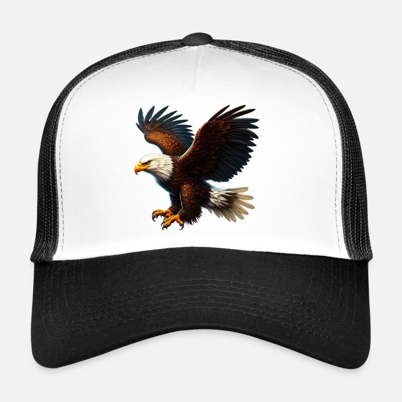Adler - Trucker Cap - Weiß/Schwarz