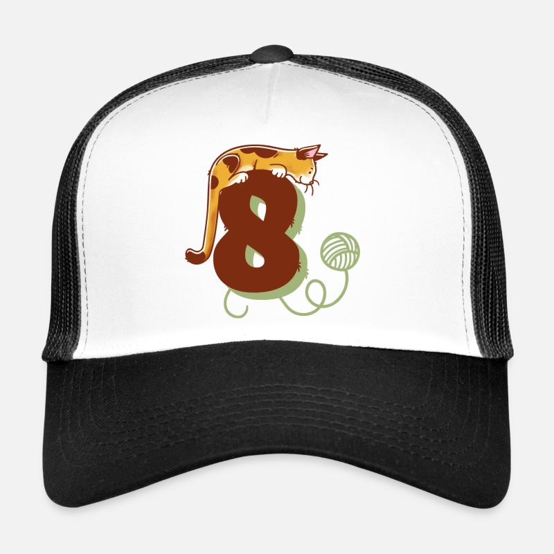 Cat numéro 8 Casquette trucker 