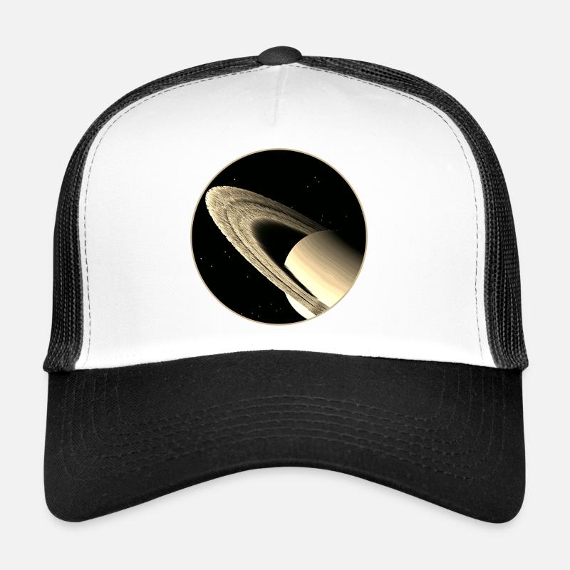 Saturn Planet Saturn Rings Space Universe Trucker Cap
