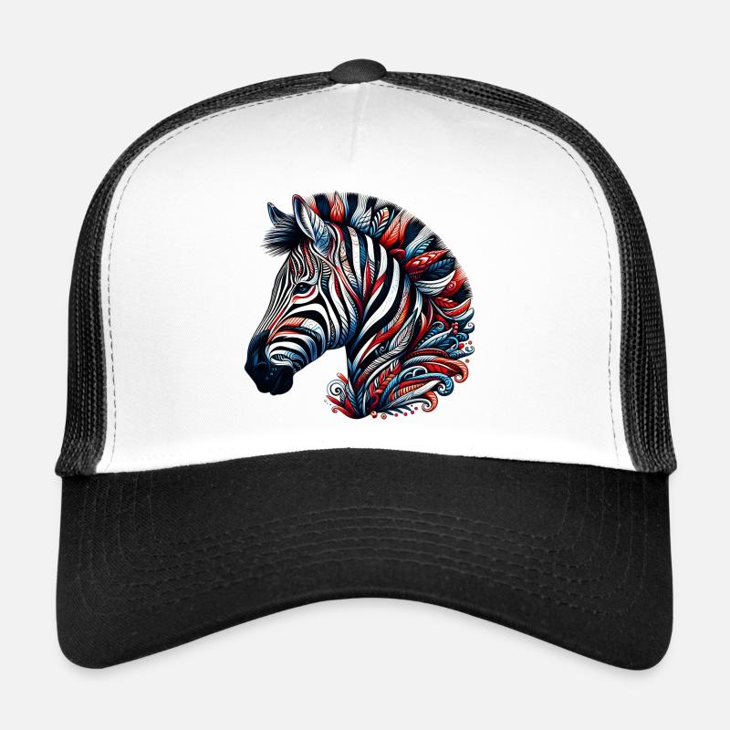 Zebra Trucker Cap